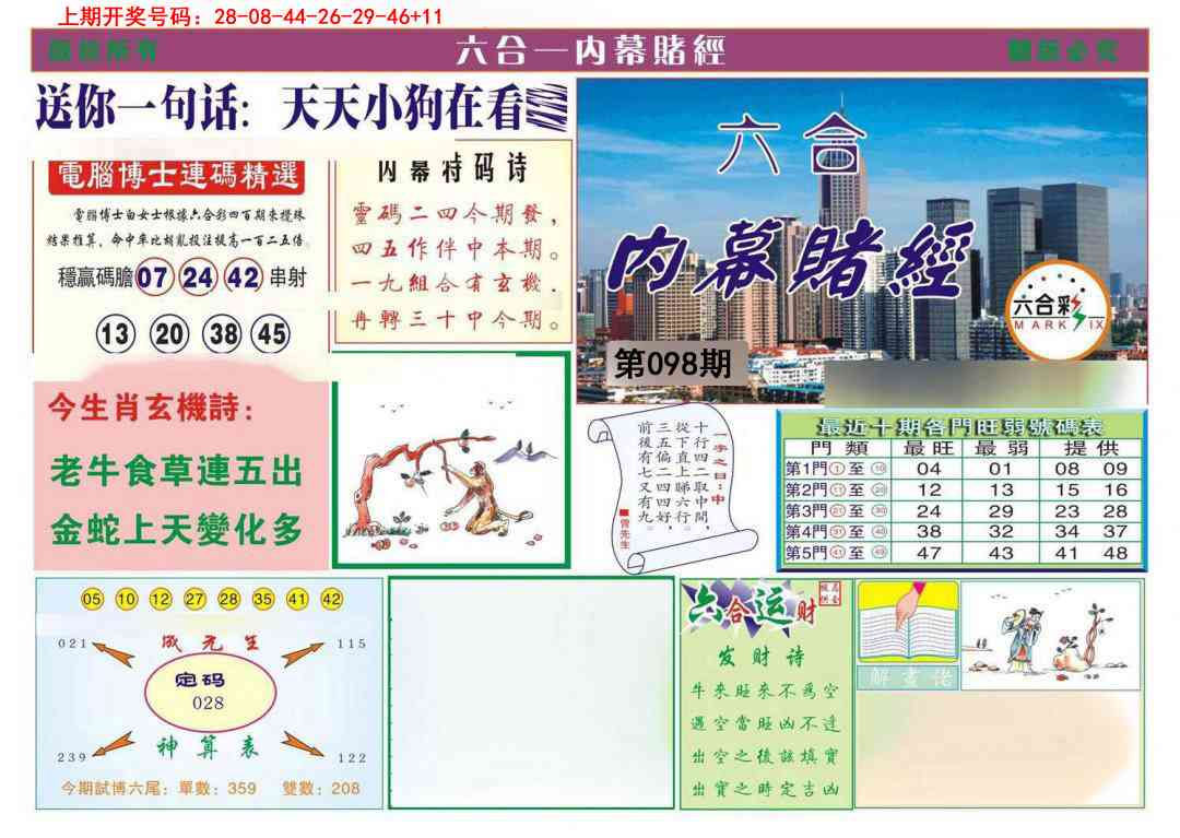 098期内幕赌经[图]